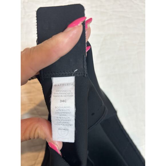 Athleta Black Sports Bra - Picture 3 of 4